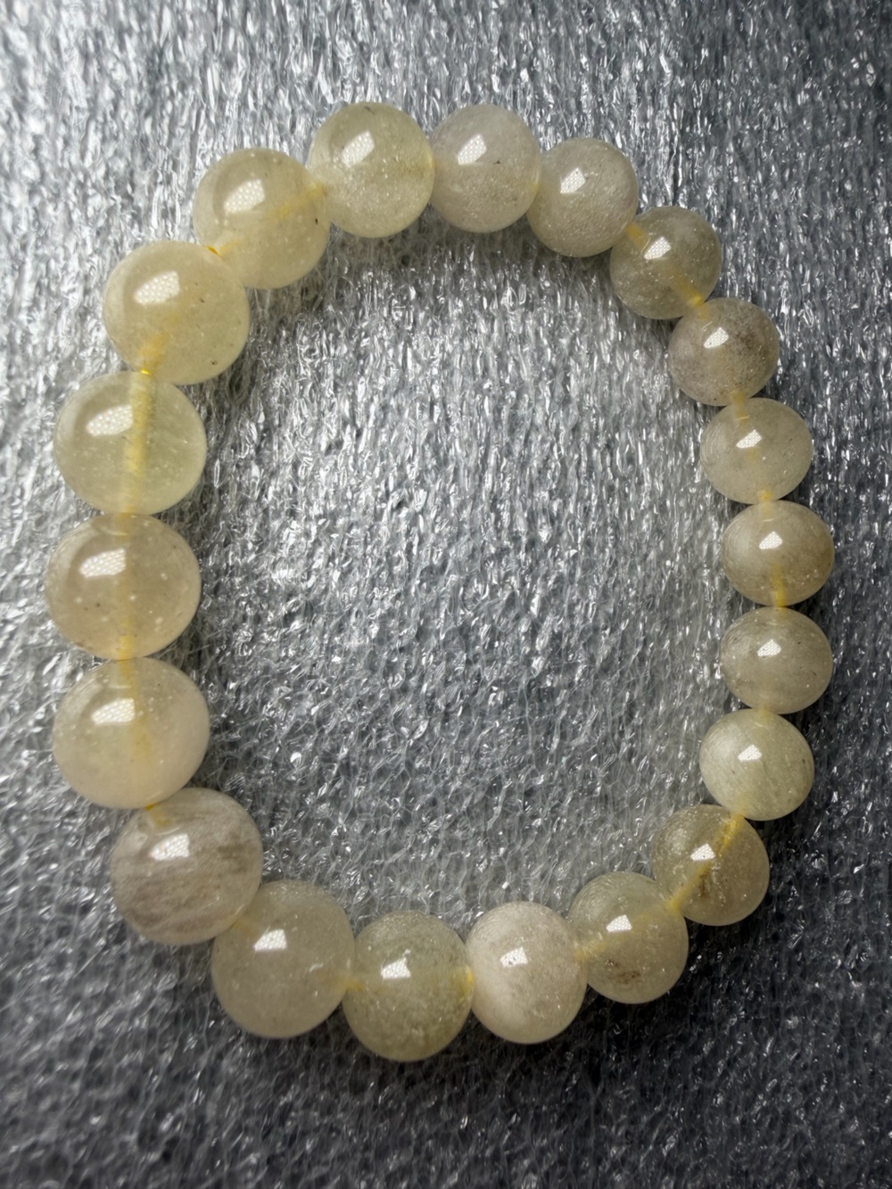Powerful 9MM Lybian “Meteorite” Natural Crystal Bracelet
